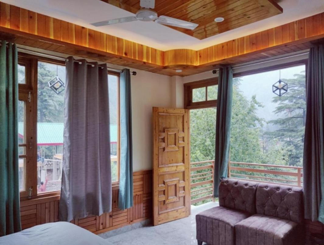 Delight Homestay Kasol Kültér fotó